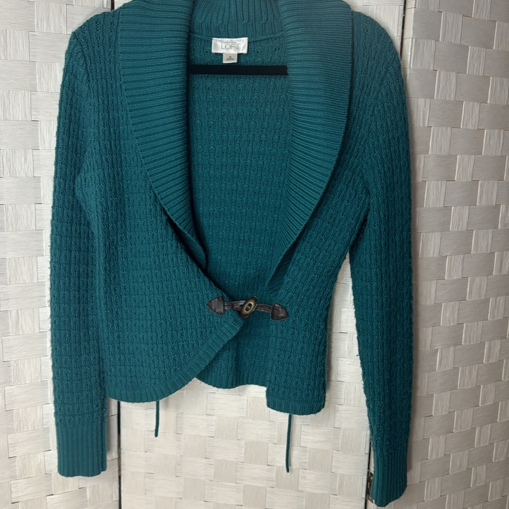 Ann Taylor LOFT Toggle Cardigan Sweater - Picture 5 of 7